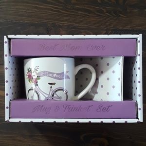 Mug And Trinket Dish Gift Set for Mom